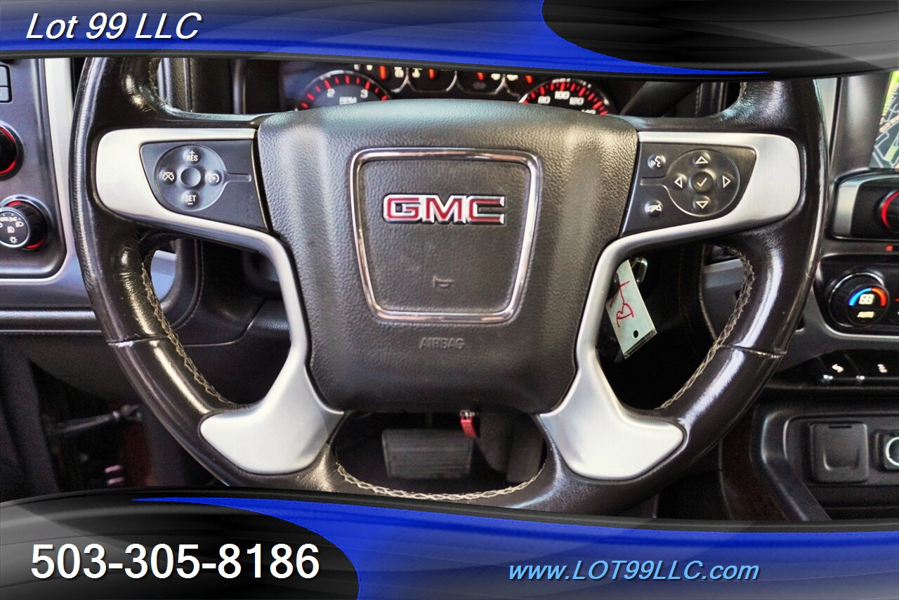 2015 GMC Sierra 2500HD SLT 4X4 6.6L Duramax Heated AC Leather LONG BED  Lifted Fuel Wheels BFG Tires Tinted Windows 2 OWNERS - Photo 21 - Milwaukie, OR 97267