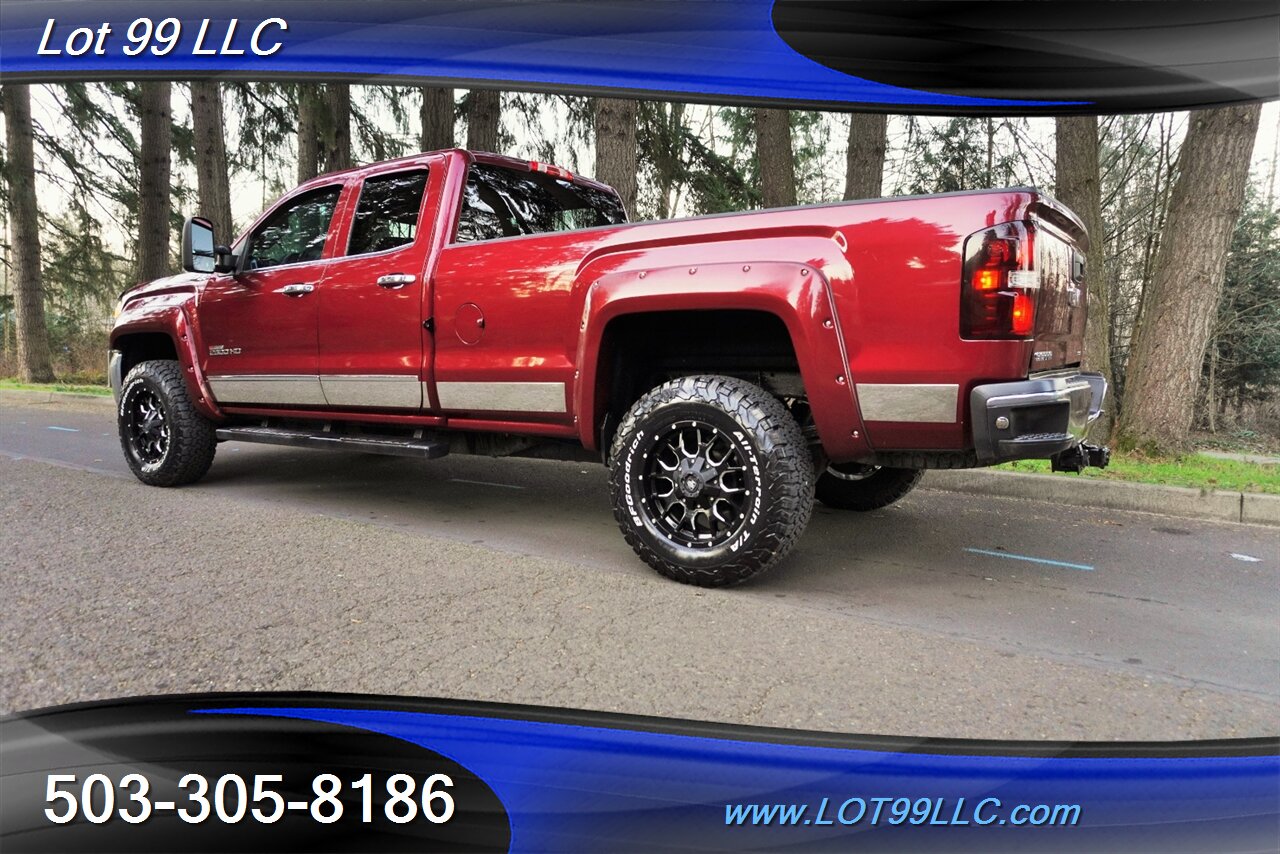 2015 GMC Sierra 2500HD SLT 4X4 6.6L Duramax Heated AC Leather LONG BED  Lifted Fuel Wheels BFG Tires Tinted Windows 2 OWNERS - Photo 11 - Milwaukie, OR 97267