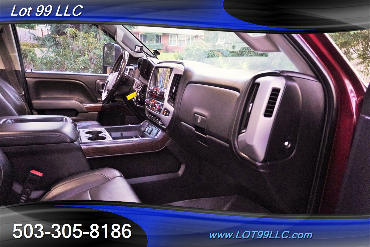2015 GMC Sierra 2500HD SLT 4X4 6.6L Duramax Heated AC Leather LONG BED  Lifted Fuel Wheels BFG Tires Tinted Windows 2 OWNERS - Photo 17 - Milwaukie, OR 97267