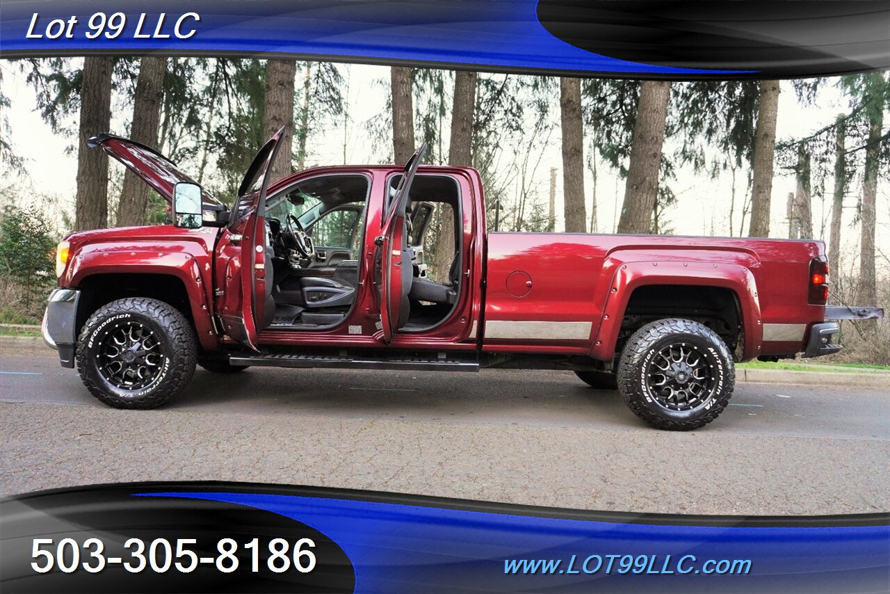 2015 GMC Sierra 2500HD SLT 4X4 6.6L Duramax Heated AC Leather LONG BED  Lifted Fuel Wheels BFG Tires Tinted Windows 2 OWNERS - Photo 26 - Milwaukie, OR 97267