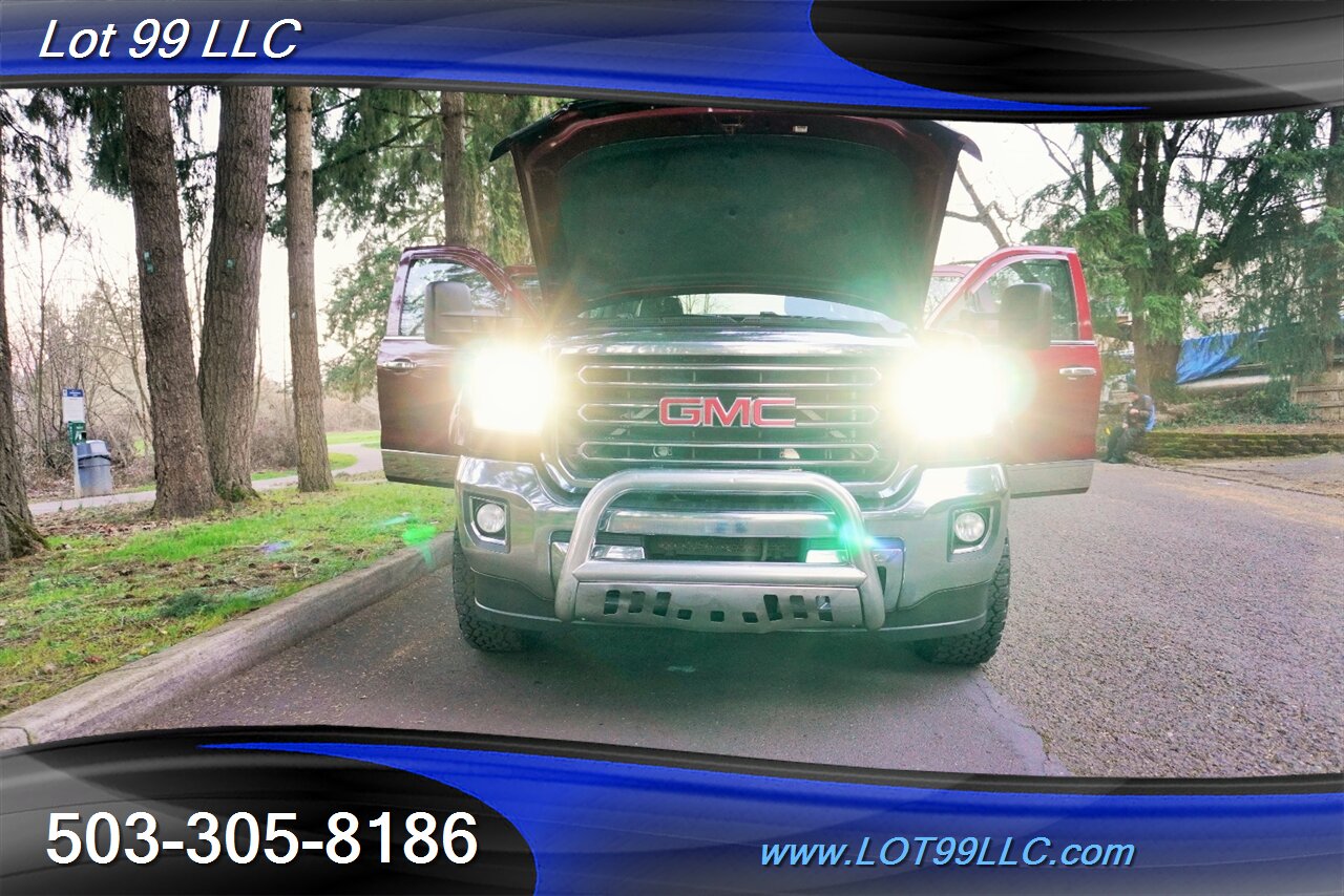 2015 GMC Sierra 2500HD SLT 4X4 6.6L Duramax Heated AC Leather LONG BED  Lifted Fuel Wheels BFG Tires Tinted Windows 2 OWNERS - Photo 28 - Milwaukie, OR 97267
