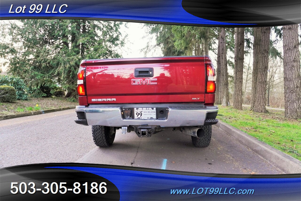 2015 GMC Sierra 2500HD SLT 4X4 6.6L Duramax Heated AC Leather LONG BED  Lifted Fuel Wheels BFG Tires Tinted Windows 2 OWNERS - Photo 10 - Milwaukie, OR 97267