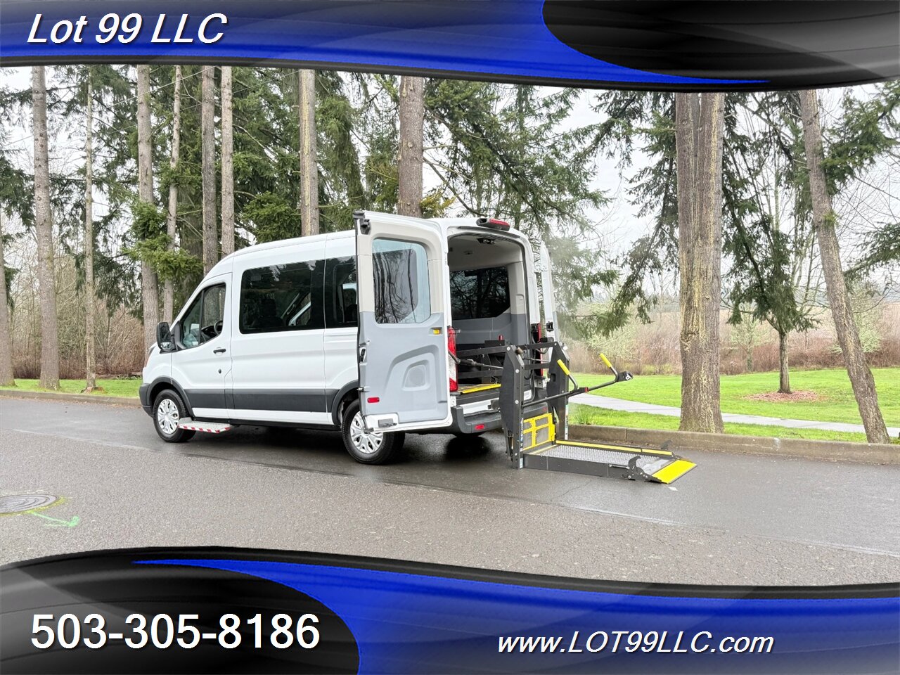 2018 Ford Transit Mid Roof 95k ** WHEELCHAIR VAN ** 5 Passenger Vinyl Seats Braun Rear Lift Backup Camera - Photo 1 - Milwaukie, OR 97267