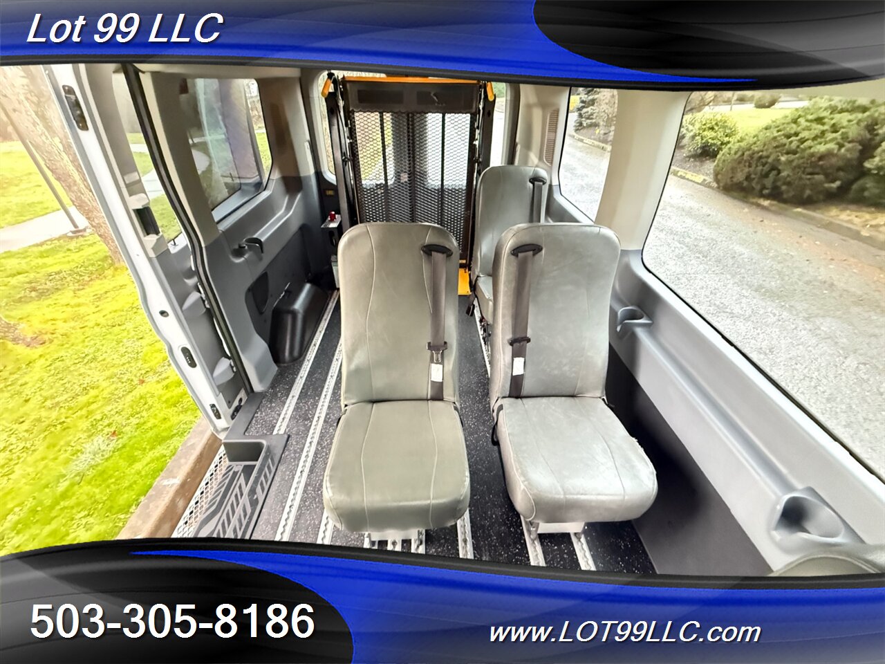 2018 Ford Transit Mid Roof 95k ** WHEELCHAIR VAN ** 5 Passenger Vinyl Seats Braun Rear Lift Backup Camera - Photo 6 - Milwaukie, OR 97267