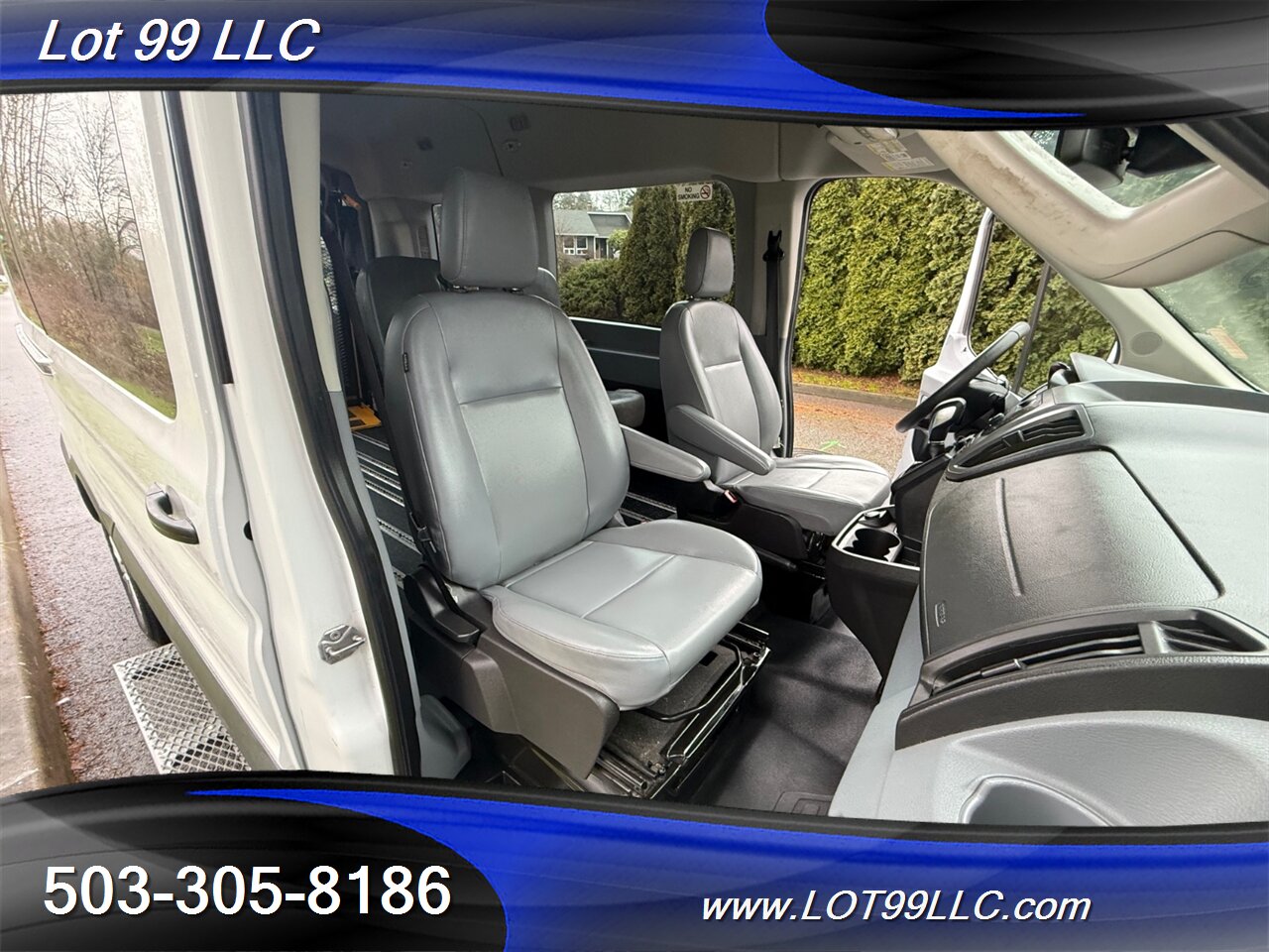2018 Ford Transit Mid Roof 95k ** WHEELCHAIR VAN ** 5 Passenger Vinyl Seats Braun Rear Lift Backup Camera - Photo 21 - Milwaukie, OR 97267