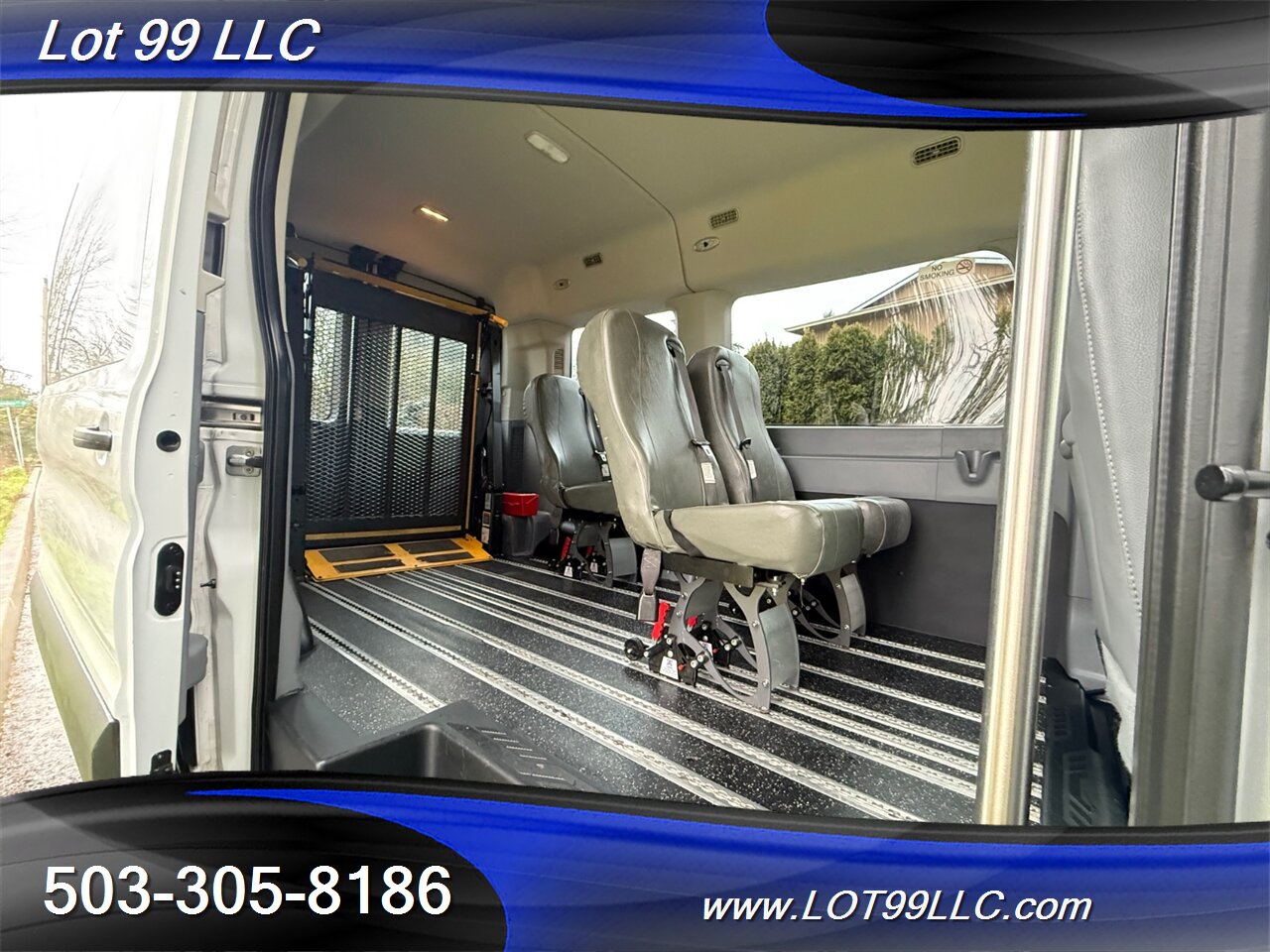 2018 Ford Transit Mid Roof 95k ** WHEELCHAIR VAN ** 5 Passenger Vinyl Seats Braun Rear Lift Backup Camera - Photo 56 - Milwaukie, OR 97267