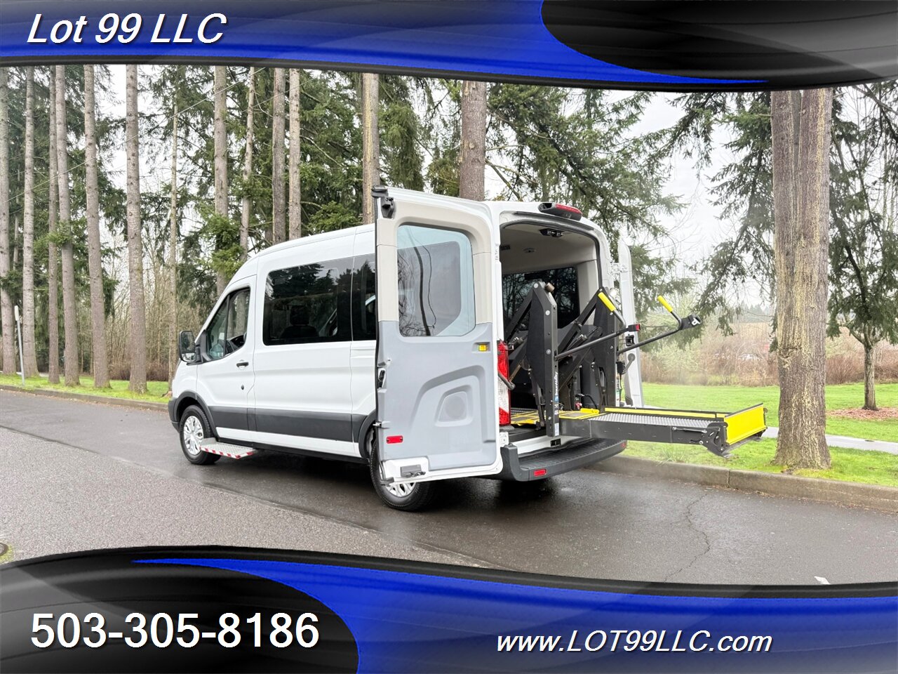 2018 Ford Transit Mid Roof 95k ** WHEELCHAIR VAN ** 5 Passenger Vinyl Seats Braun Rear Lift Backup Camera - Photo 63 - Milwaukie, OR 97267