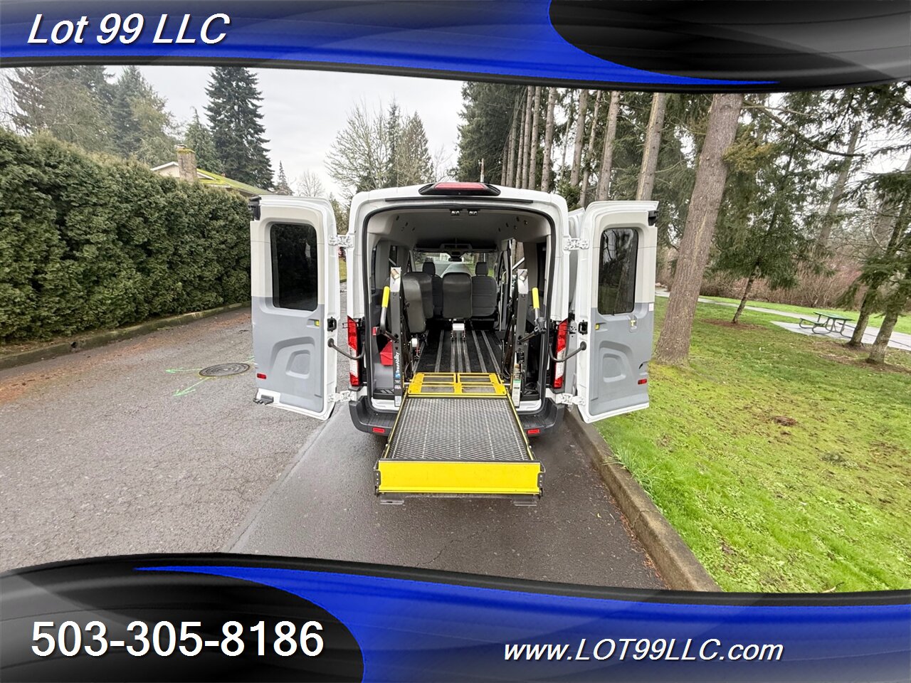 2018 Ford Transit Mid Roof 95k ** WHEELCHAIR VAN ** 5 Passenger Vinyl Seats Braun Rear Lift Backup Camera - Photo 65 - Milwaukie, OR 97267