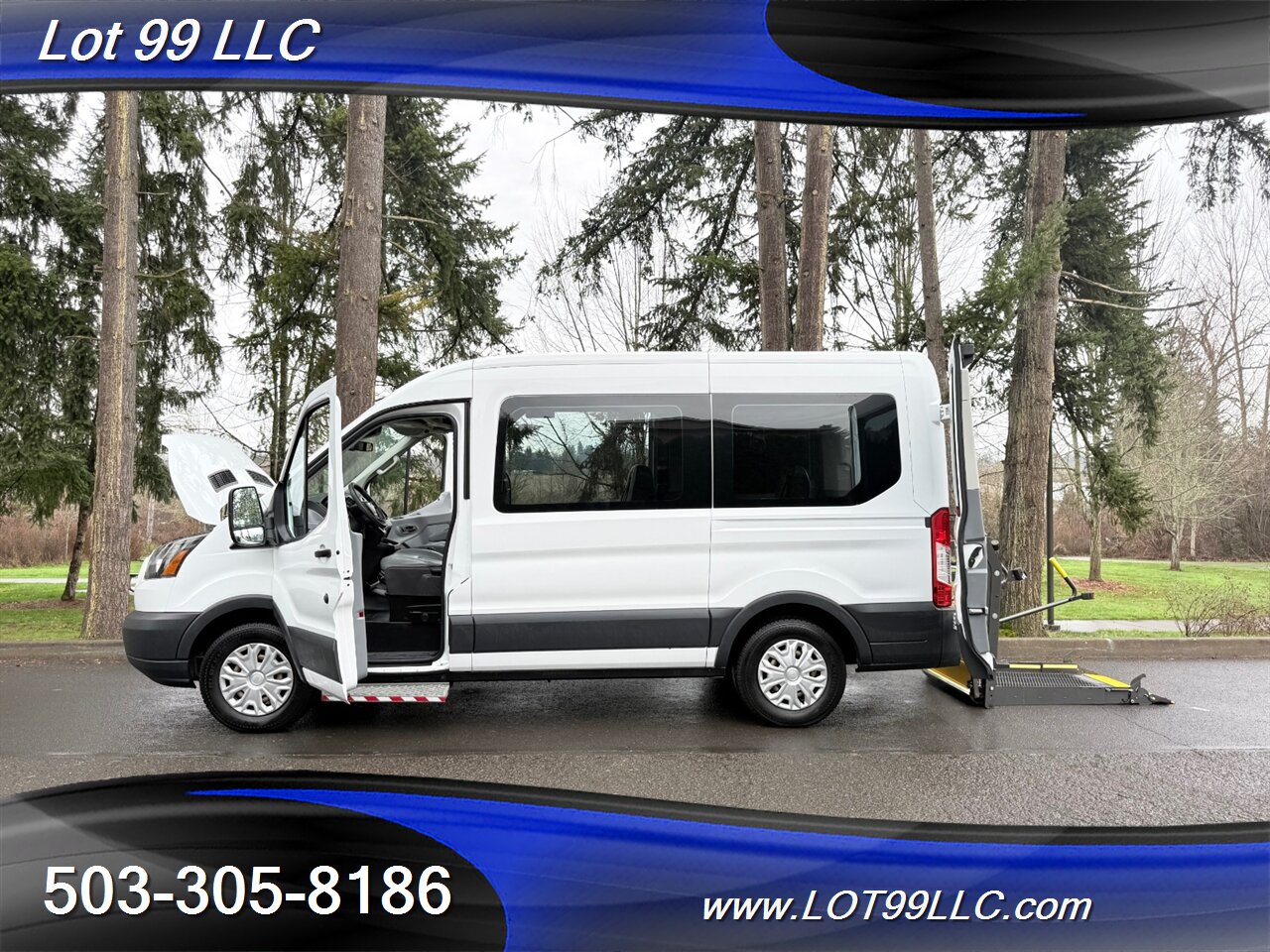 2018 Ford Transit Mid Roof 95k ** WHEELCHAIR VAN ** 5 Passenger Vinyl Seats Braun Rear Lift Backup Camera - Photo 62 - Milwaukie, OR 97267