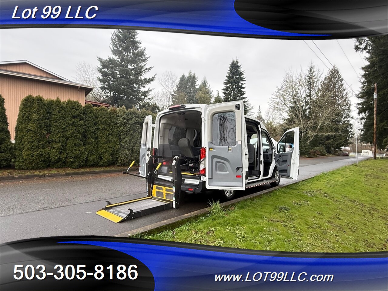 2018 Ford Transit Mid Roof 95k ** WHEELCHAIR VAN ** 5 Passenger Vinyl Seats Braun Rear Lift Backup Camera - Photo 28 - Milwaukie, OR 97267