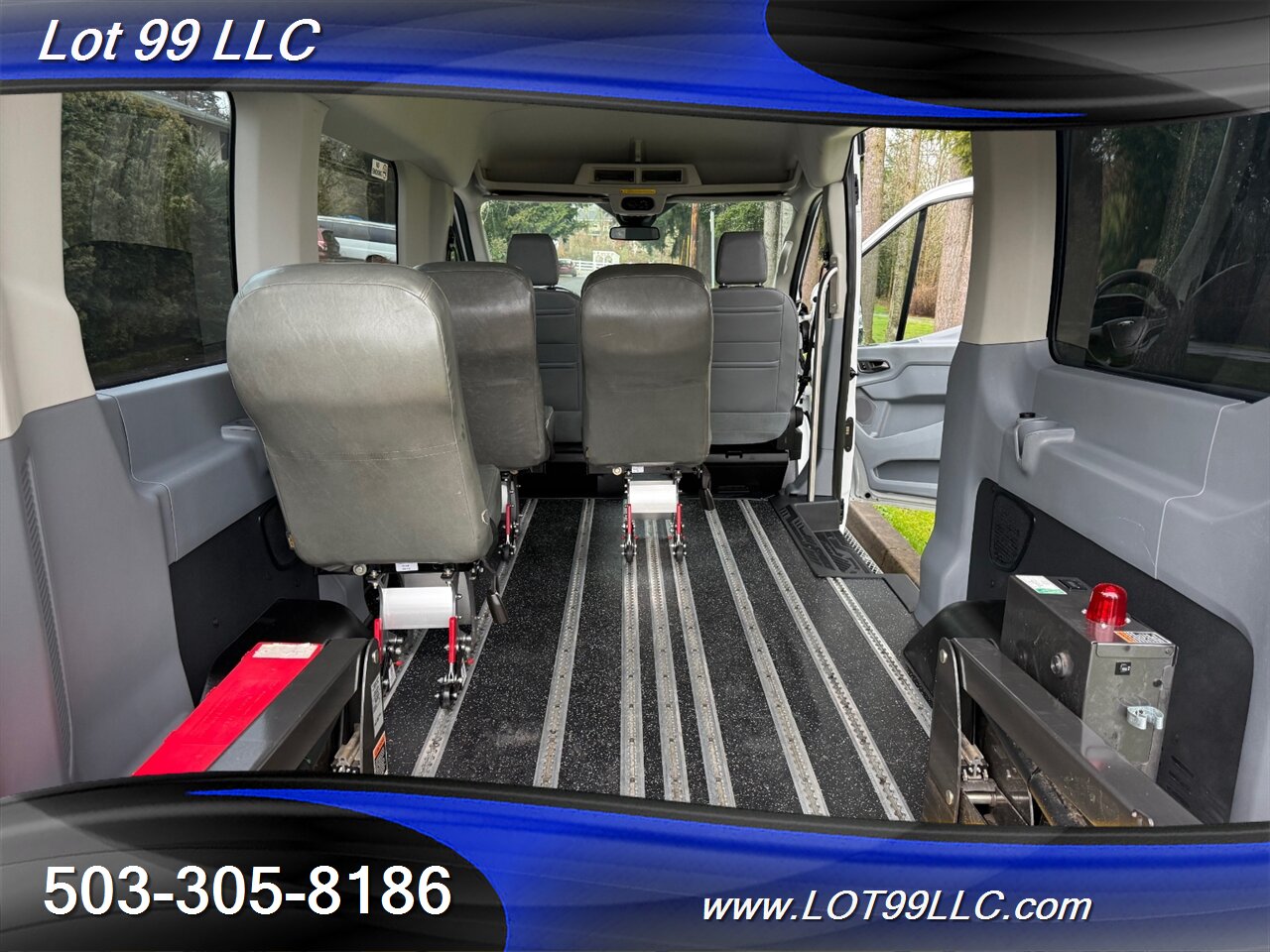 2018 Ford Transit Mid Roof 95k ** WHEELCHAIR VAN ** 5 Passenger Vinyl Seats Braun Rear Lift Backup Camera - Photo 7 - Milwaukie, OR 97267