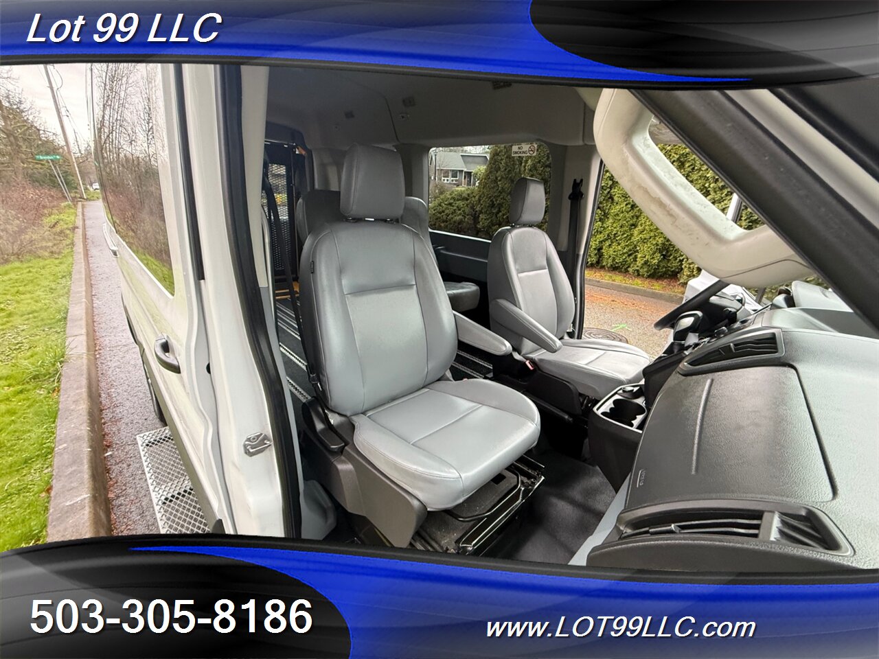 2018 Ford Transit Mid Roof 95k ** WHEELCHAIR VAN ** 5 Passenger Vinyl Seats Braun Rear Lift Backup Camera - Photo 53 - Milwaukie, OR 97267