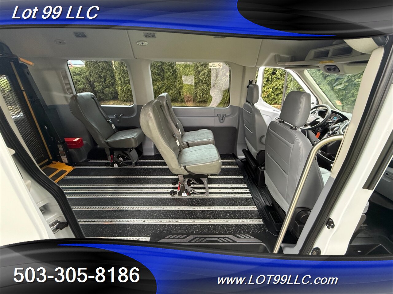 2018 Ford Transit Mid Roof 95k ** WHEELCHAIR VAN ** 5 Passenger Vinyl Seats Braun Rear Lift Backup Camera - Photo 8 - Milwaukie, OR 97267