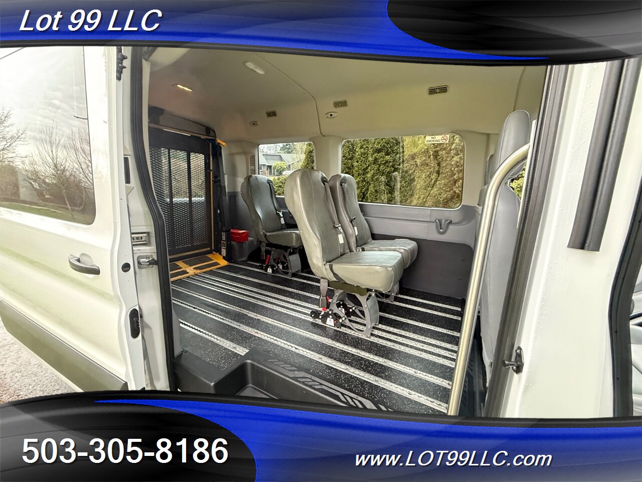 2018 Ford Transit Mid Roof 95k ** WHEELCHAIR VAN ** 5 Passenger Vinyl Seats Braun Rear Lift Backup Camera - Photo 4 - Milwaukie, OR 97267