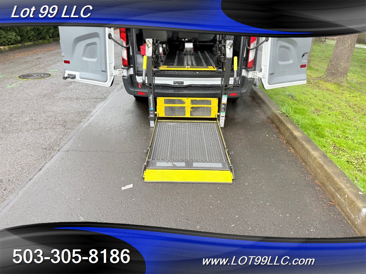 2018 Ford Transit Mid Roof 95k ** WHEELCHAIR VAN ** 5 Passenger Vinyl Seats Braun Rear Lift Backup Camera - Photo 23 - Milwaukie, OR 97267