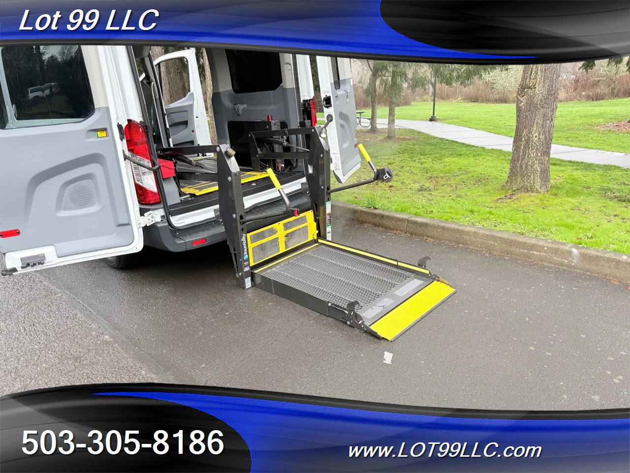 2018 Ford Transit Mid Roof 95k ** WHEELCHAIR VAN ** 5 Passenger Vinyl Seats Braun Rear Lift Backup Camera - Photo 46 - Milwaukie, OR 97267