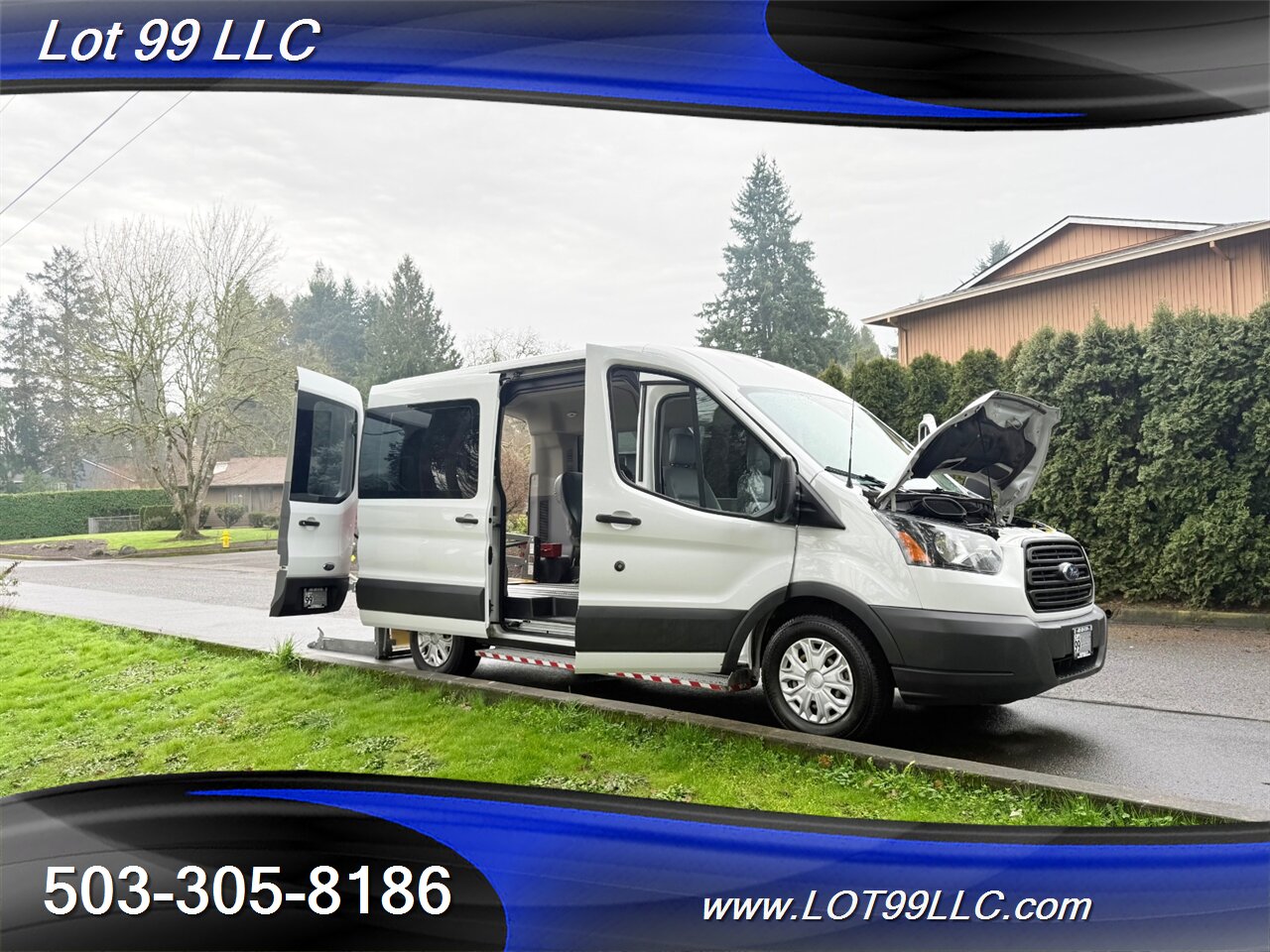 2018 Ford Transit Mid Roof 95k ** WHEELCHAIR VAN ** 5 Passenger Vinyl Seats Braun Rear Lift Backup Camera - Photo 40 - Milwaukie, OR 97267