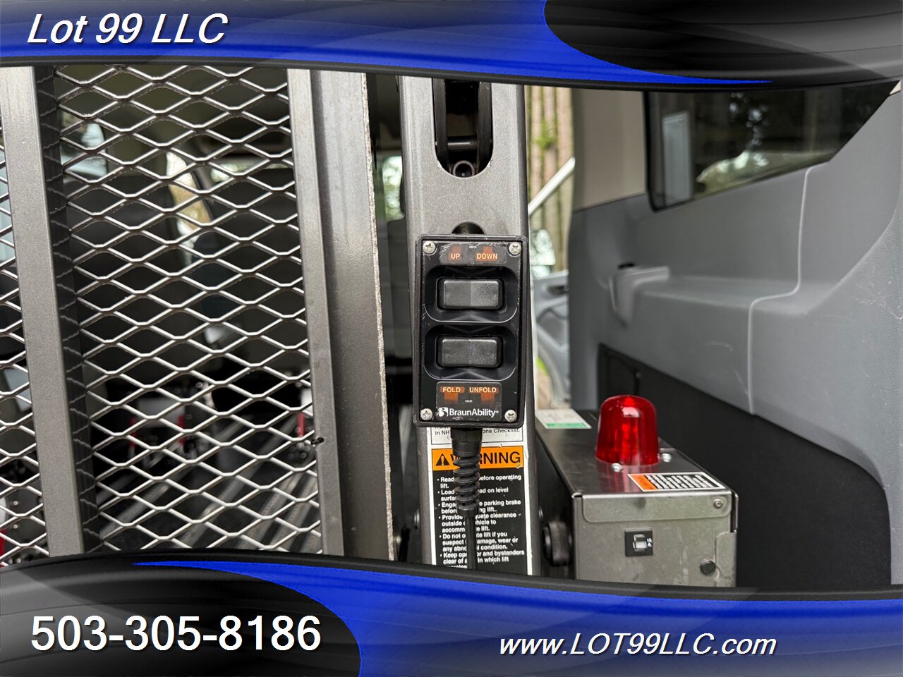 2018 Ford Transit Mid Roof 95k ** WHEELCHAIR VAN ** 5 Passenger Vinyl Seats Braun Rear Lift Backup Camera - Photo 44 - Milwaukie, OR 97267