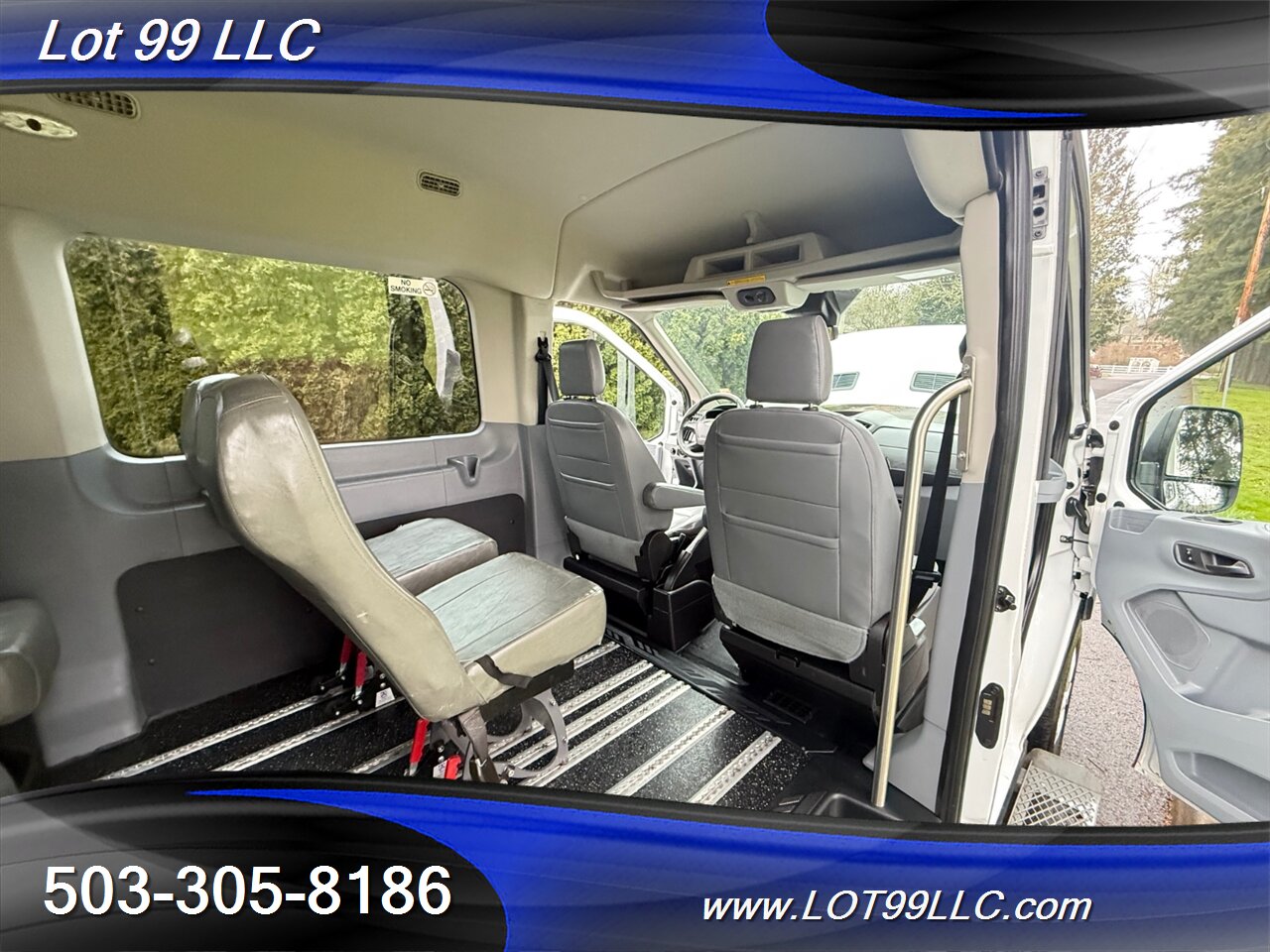2018 Ford Transit Mid Roof 95k ** WHEELCHAIR VAN ** 5 Passenger Vinyl Seats Braun Rear Lift Backup Camera - Photo 54 - Milwaukie, OR 97267