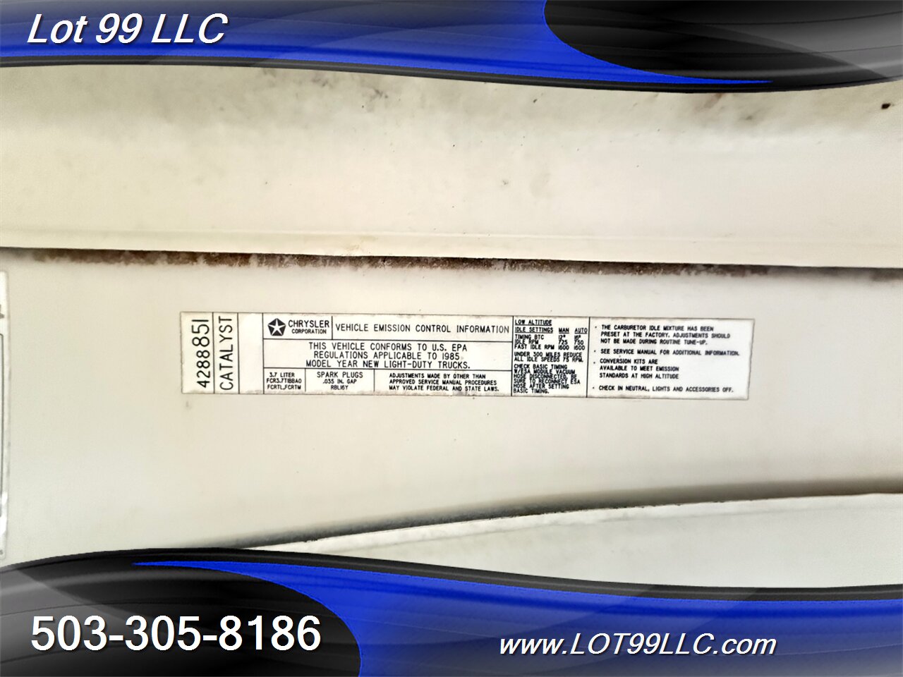 1985 Dodge Ram Van B250 A ** 3.7L Inline 6 ** - Photo 56 - Milwaukie, OR 97267