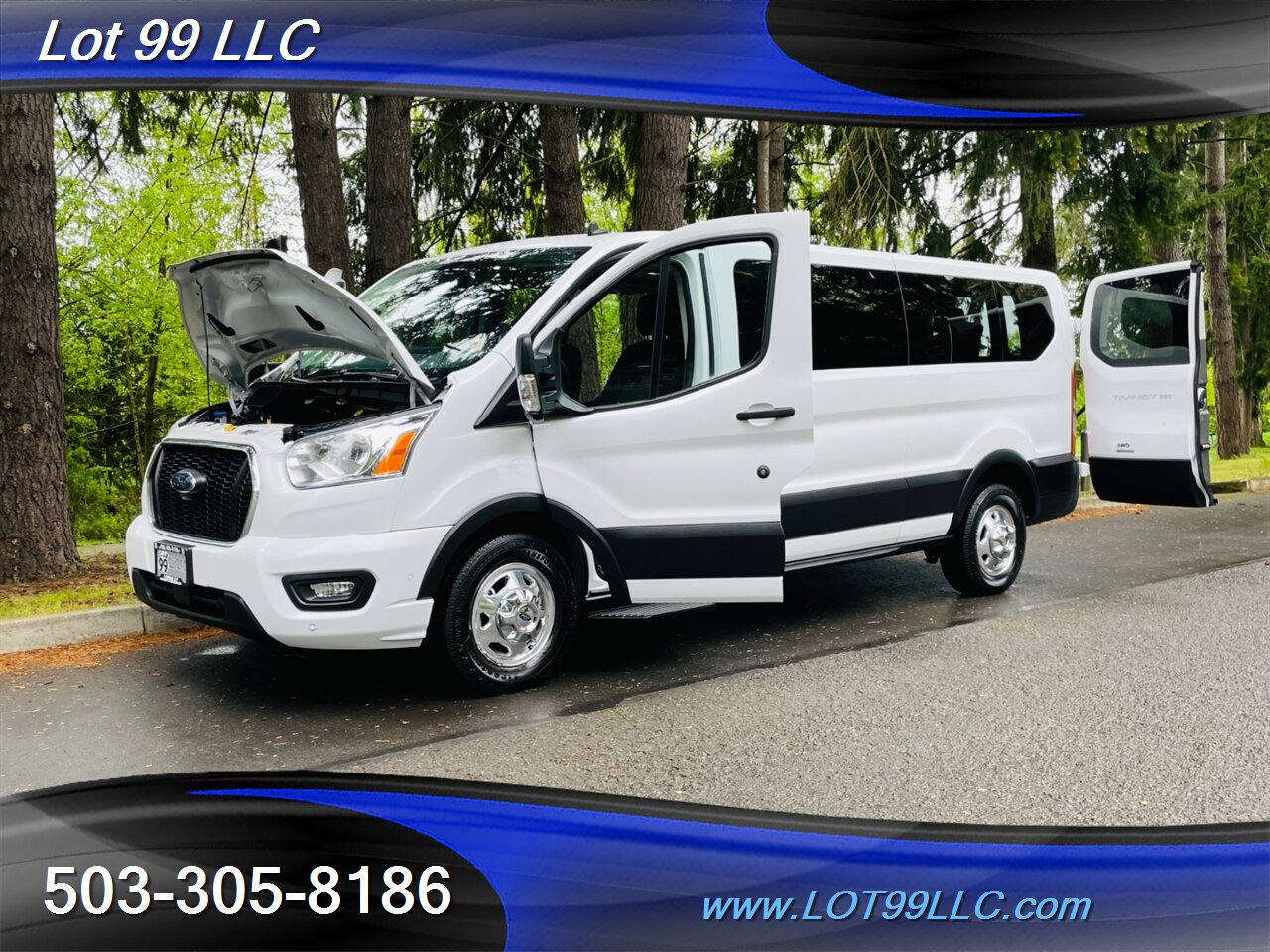2021 Ford Transit 350 XLT ** AWD ** 37k 1-Owner 12 Passenger Van Eco   - Photo 63 - Milwaukie, OR 97267