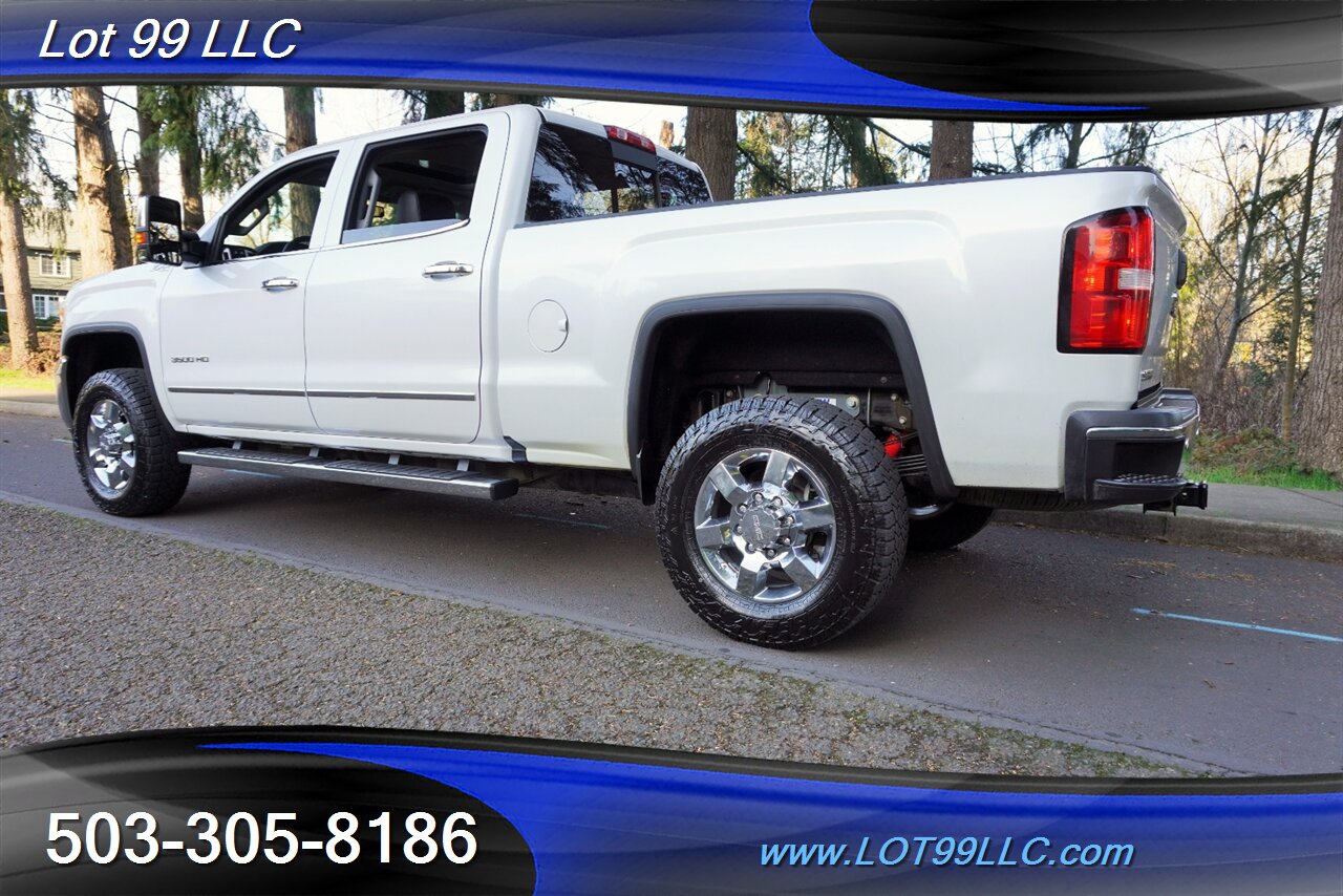 2018 GMC Sierra 3500HD SLT 4X4 6.6L DURAMAX Heated AC Leather Moon Roof  Chrome Wheels Newer Tires Short Bed 1 OWNER NO RUST Local Trade - Photo 11 - Milwaukie, OR 97267