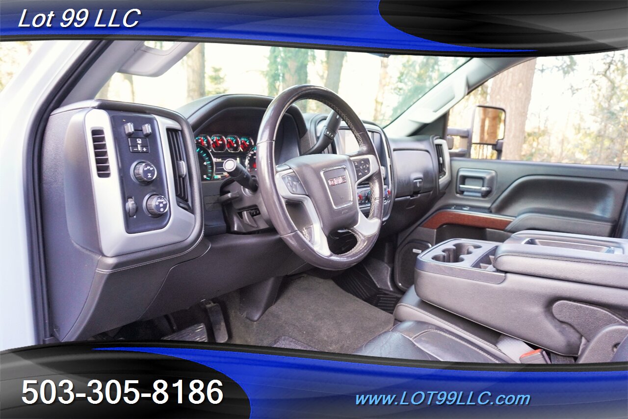 2018 GMC Sierra 3500HD SLT 4X4 6.6L DURAMAX Heated AC Leather Moon Roof  Chrome Wheels Newer Tires Short Bed 1 OWNER NO RUST Local Trade - Photo 12 - Milwaukie, OR 97267