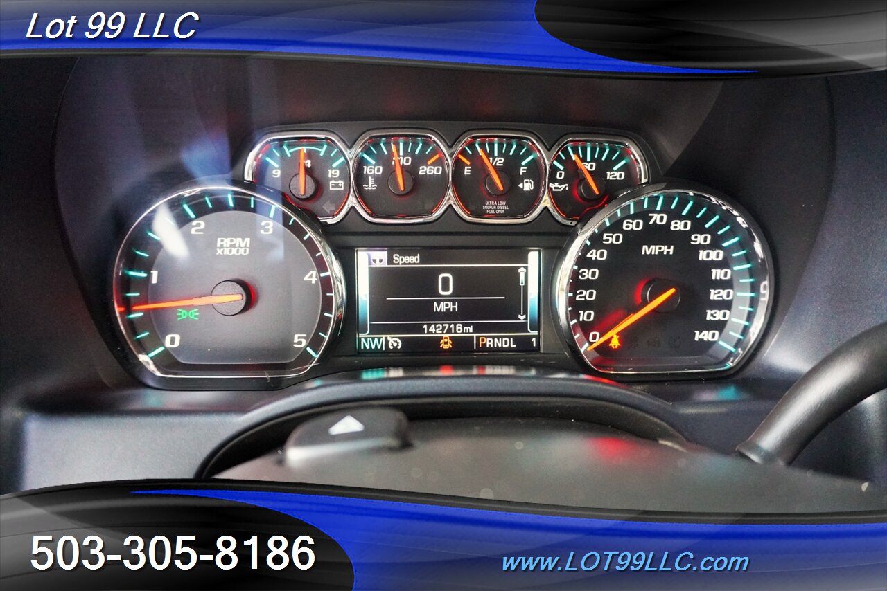 2018 GMC Sierra 3500HD SLT 4X4 6.6L DURAMAX Heated AC Leather Moon Roof  Chrome Wheels Newer Tires Short Bed 1 OWNER NO RUST Local Trade - Photo 21 - Milwaukie, OR 97267