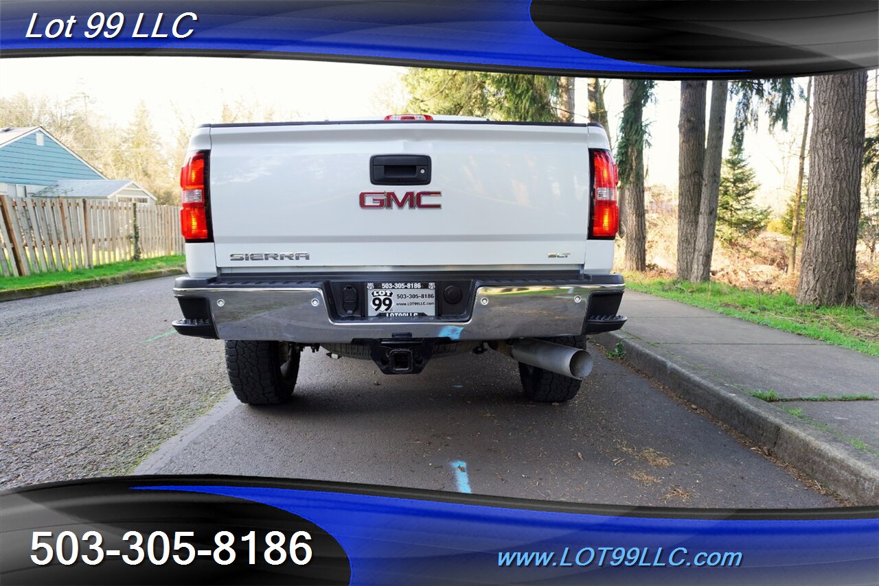 2018 GMC Sierra 3500HD SLT 4X4 6.6L DURAMAX Heated AC Leather Moon Roof  Chrome Wheels Newer Tires Short Bed 1 OWNER NO RUST Local Trade - Photo 10 - Milwaukie, OR 97267