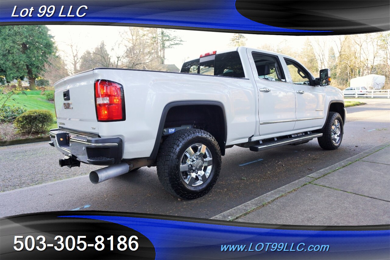 2018 GMC Sierra 3500HD SLT 4X4 6.6L DURAMAX Heated AC Leather Moon Roof  Chrome Wheels Newer Tires Short Bed 1 OWNER NO RUST Local Trade - Photo 9 - Milwaukie, OR 97267