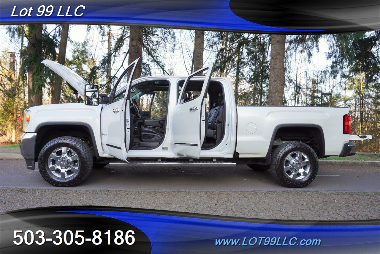 2018 GMC Sierra 3500HD SLT 4X4 6.6L DURAMAX Heated AC Leather Moon Roof  Chrome Wheels Newer Tires Short Bed 1 OWNER NO RUST Local Trade - Photo 28 - Milwaukie, OR 97267