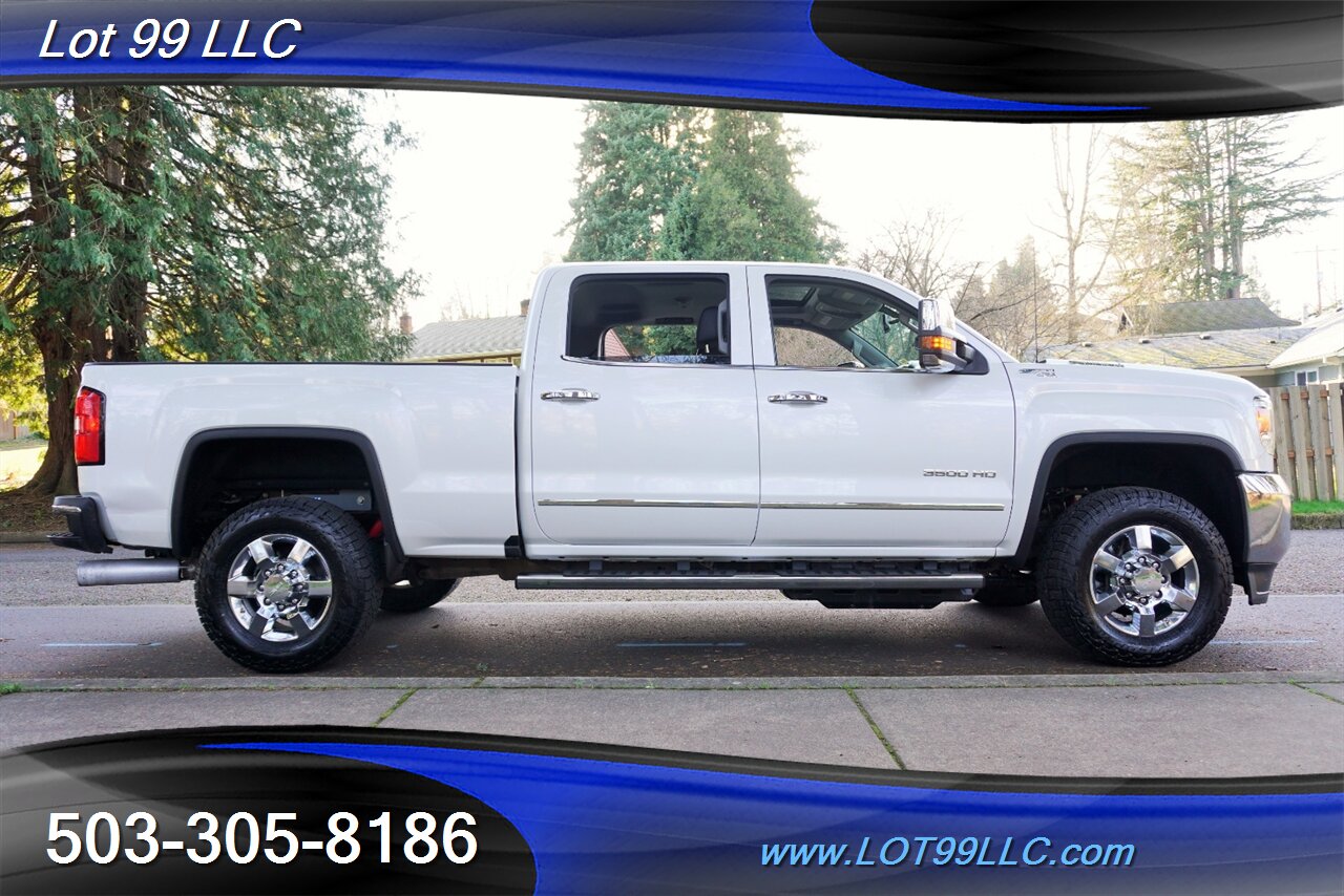 2018 GMC Sierra 3500HD SLT 4X4 6.6L DURAMAX Heated AC Leather Moon Roof  Chrome Wheels Newer Tires Short Bed 1 OWNER NO RUST Local Trade - Photo 8 - Milwaukie, OR 97267