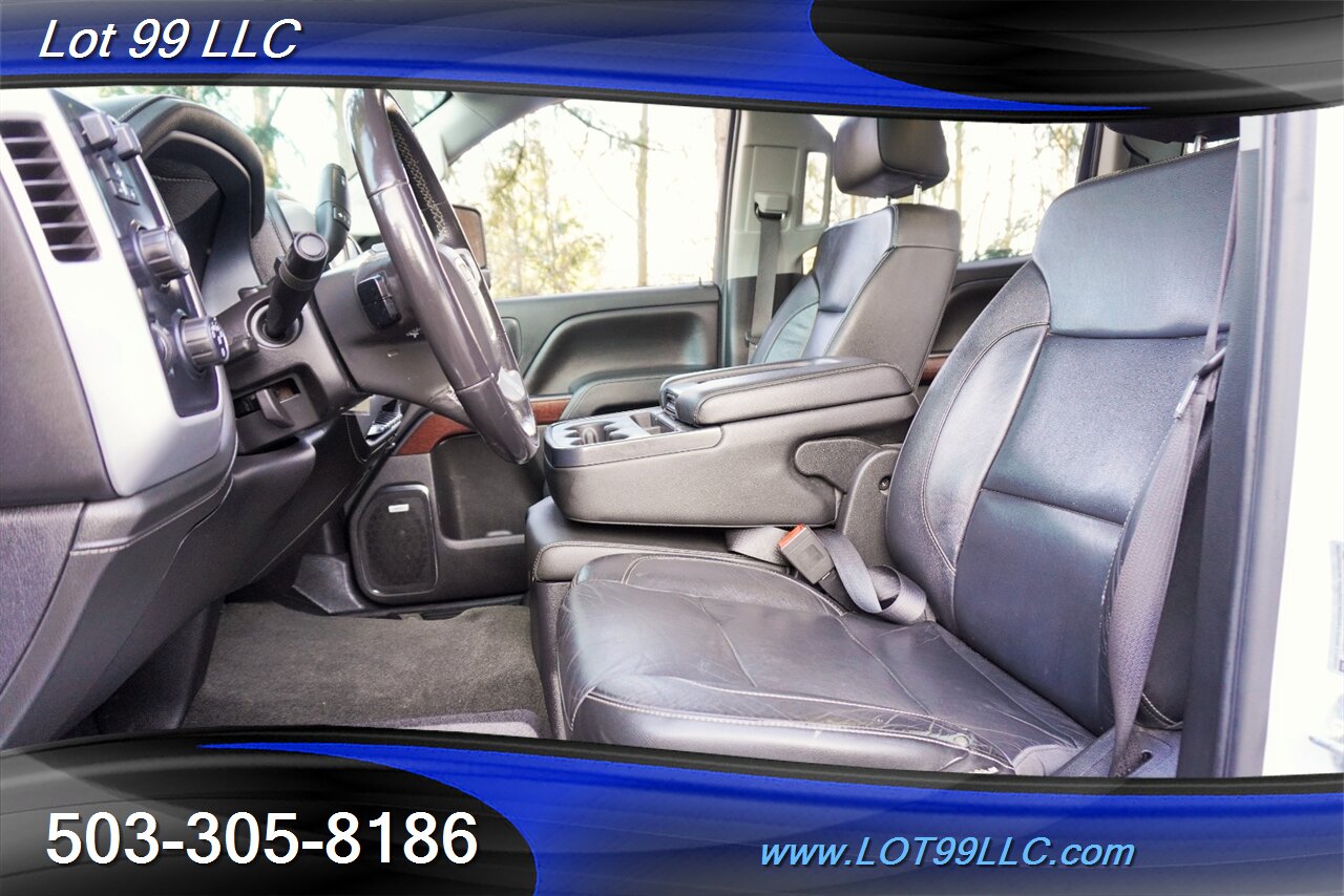 2018 GMC Sierra 3500HD SLT 4X4 6.6L DURAMAX Heated AC Leather Moon Roof  Chrome Wheels Newer Tires Short Bed 1 OWNER NO RUST Local Trade - Photo 13 - Milwaukie, OR 97267