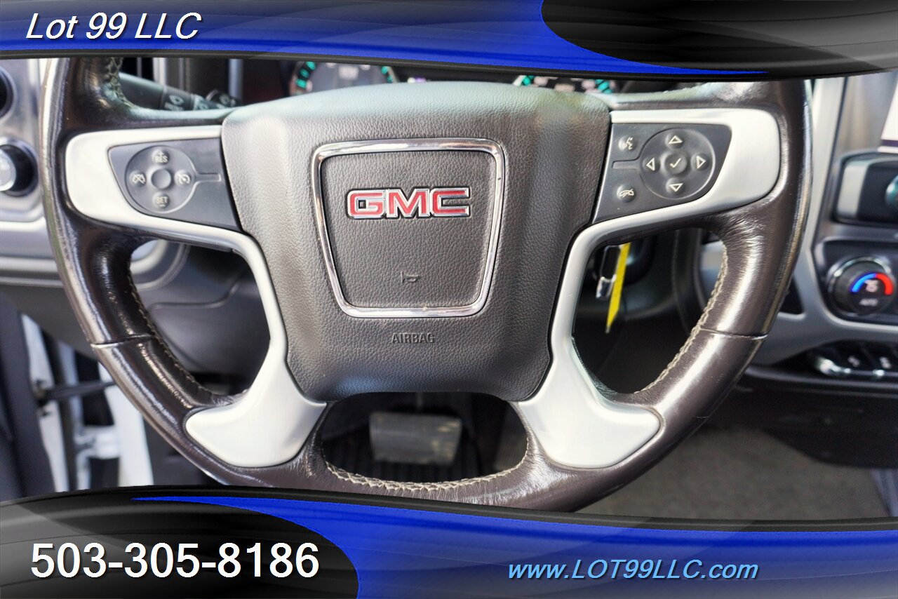 2018 GMC Sierra 3500HD SLT 4X4 6.6L DURAMAX Heated AC Leather Moon Roof  Chrome Wheels Newer Tires Short Bed 1 OWNER NO RUST Local Trade - Photo 25 - Milwaukie, OR 97267