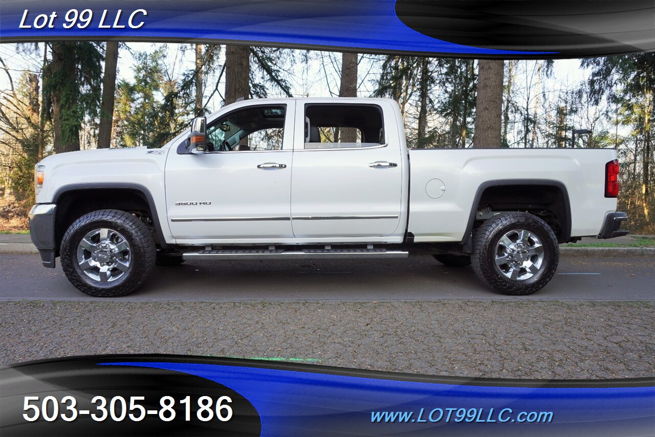 2018 GMC Sierra 3500HD SLT 4X4 6.6L DURAMAX Heated AC Leather Moon Roof  Chrome Wheels Newer Tires Short Bed 1 OWNER NO RUST Local Trade - Photo 1 - Milwaukie, OR 97267