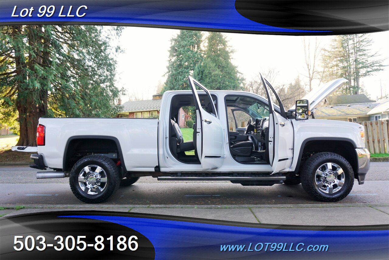 2018 GMC Sierra 3500HD SLT 4X4 6.6L DURAMAX Heated AC Leather Moon Roof  Chrome Wheels Newer Tires Short Bed 1 OWNER NO RUST Local Trade - Photo 30 - Milwaukie, OR 97267