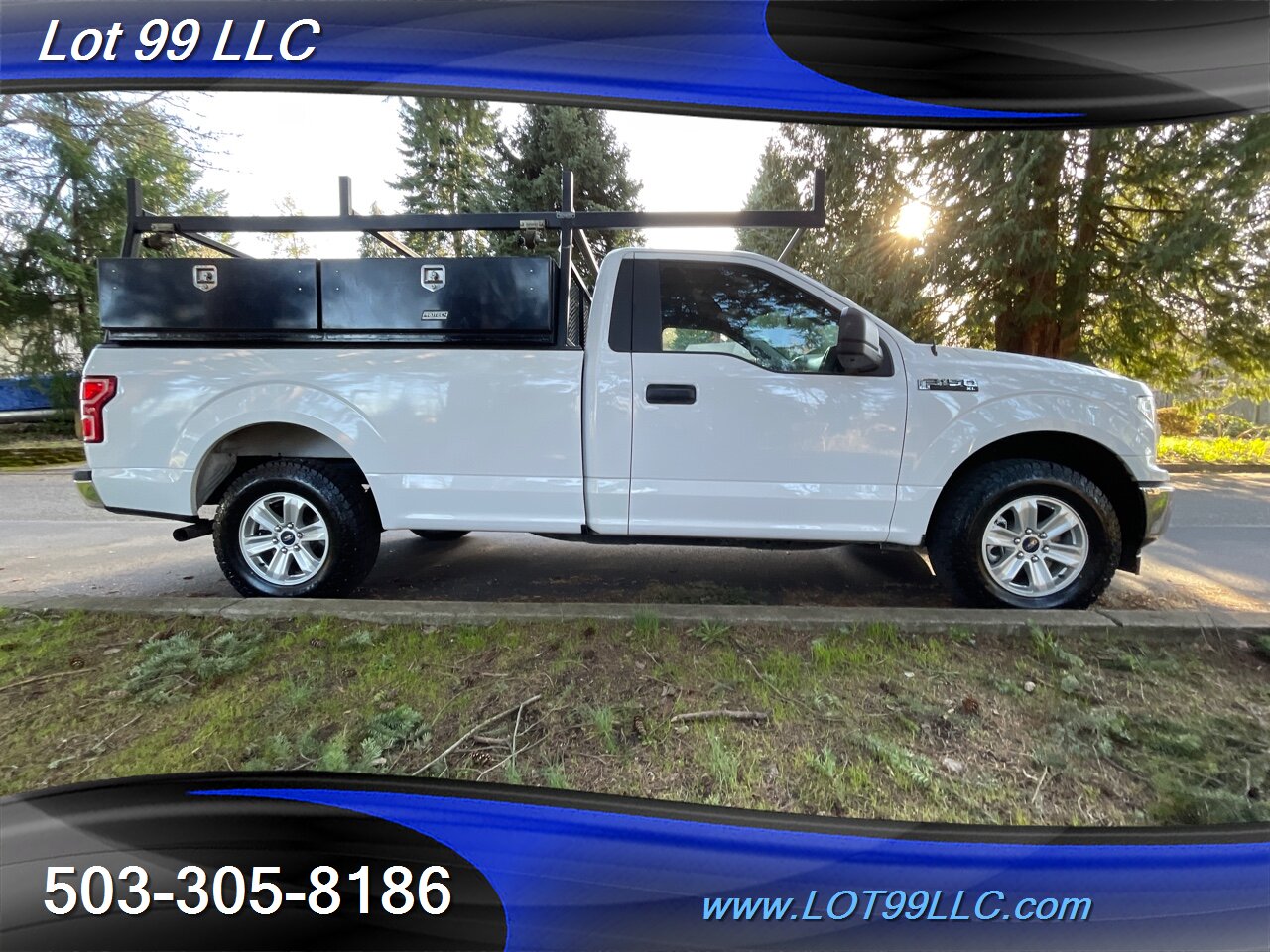 2019 Ford F-150 XL 47k 5.0L V8 NEW TIRES Long Bed Lumber Rack Tow   - Photo 5 - Milwaukie, OR 97267