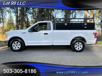 2019 Ford F-150 XL 47k 5.0L V8 NEW TIRES Long Bed Lumber Rack Tow  