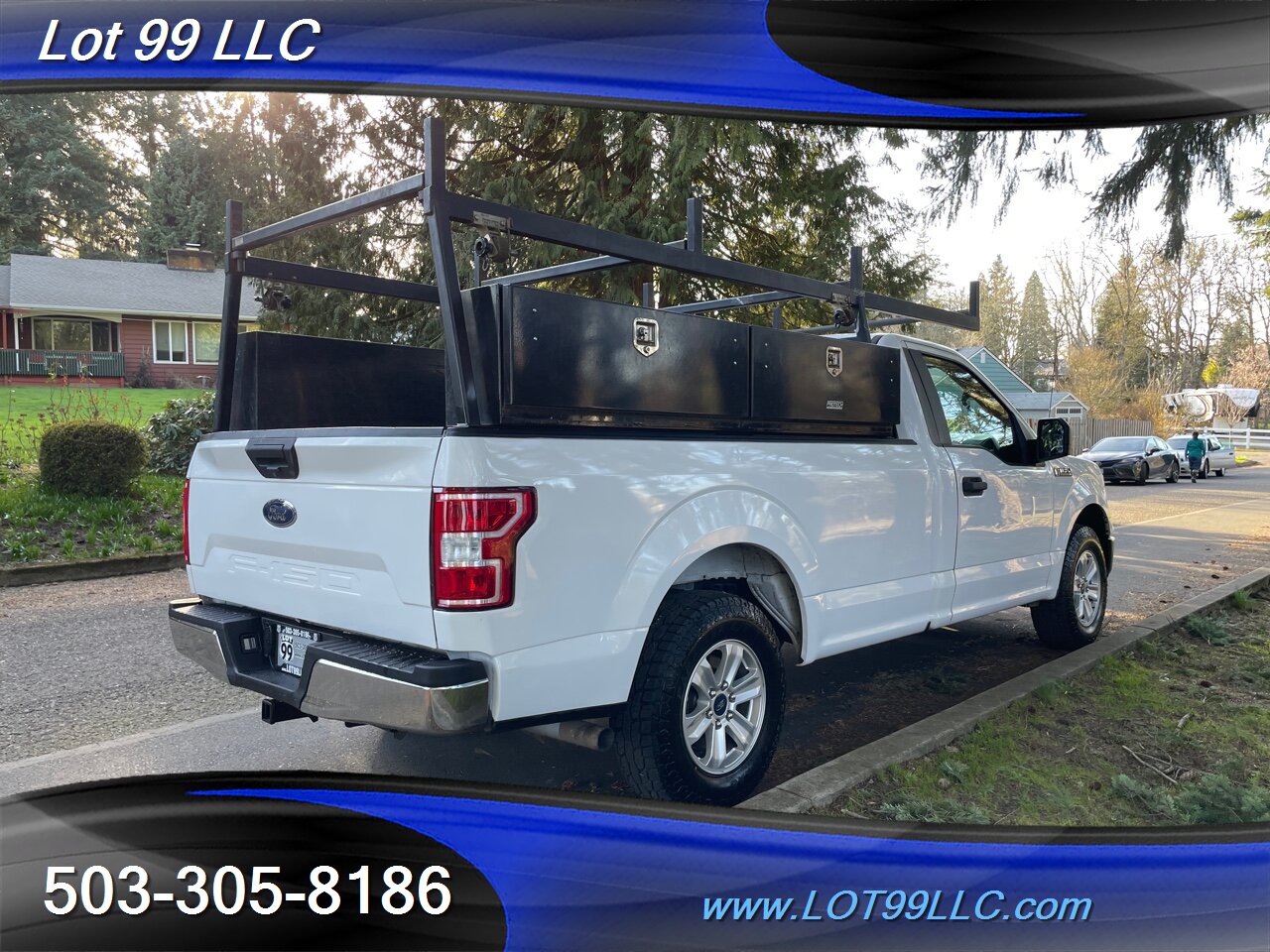 2019 Ford F-150 XL 47k 5.0L V8 NEW TIRES Long Bed Lumber Rack Tow   - Photo 6 - Milwaukie, OR 97267
