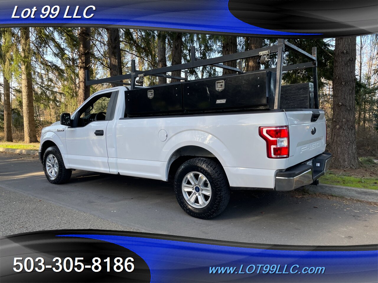 2019 Ford F-150 XL 47k 5.0L V8 NEW TIRES Long Bed Lumber Rack Tow   - Photo 8 - Milwaukie, OR 97267