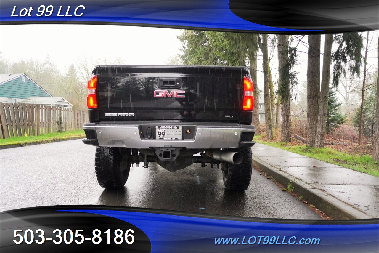 2018 GMC Sierra 3500HD SLT 4X4 92K 6.6L Duramax Diesel Heated AC Leather  GPS Moon Roof LIFTED 20S 37 OFF ROAD TIRES - Photo 10 - Milwaukie, OR 97267