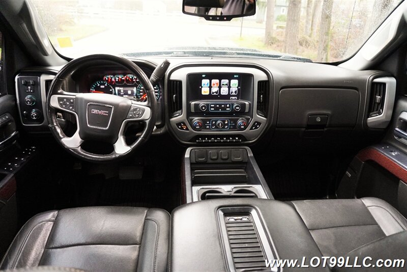 2018 GMC Sierra 3500HD SLT 4X4 92K 6.6L Duramax Diesel Heated AC Leather  GPS Moon Roof LIFTED 20S 37 OFF ROAD TIRES