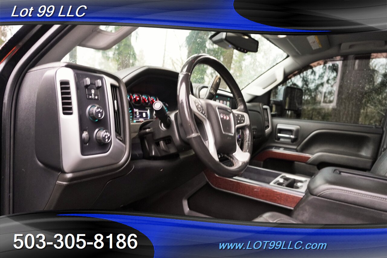 2018 GMC Sierra 3500HD SLT 4X4 92K 6.6L Duramax Diesel Heated AC Leather  GPS Moon Roof LIFTED 20S 37 OFF ROAD TIRES - Photo 12 - Milwaukie, OR 97267