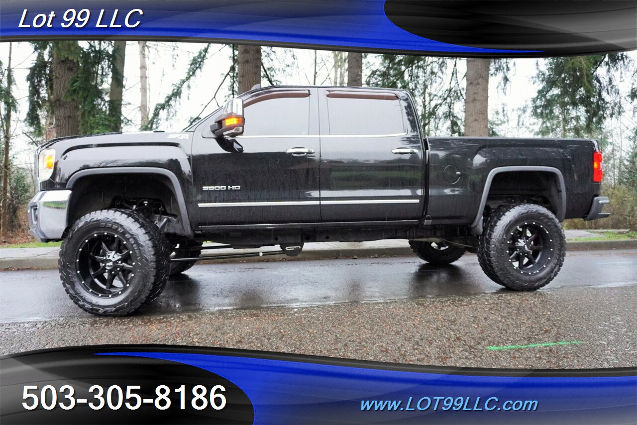 2018 GMC Sierra 3500HD SLT 4X4 92K 6.6L Duramax Diesel Heated AC Leather  GPS Moon Roof LIFTED 20S 37 OFF ROAD TIRES - Photo 5 - Milwaukie, OR 97267
