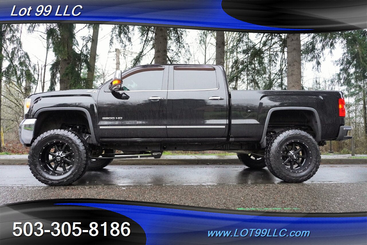 2018 GMC Sierra 3500HD SLT 4X4 92K 6.6L Duramax Diesel Heated AC Leather  GPS Moon Roof LIFTED 20S 37 OFF ROAD TIRES - Photo 1 - Milwaukie, OR 97267