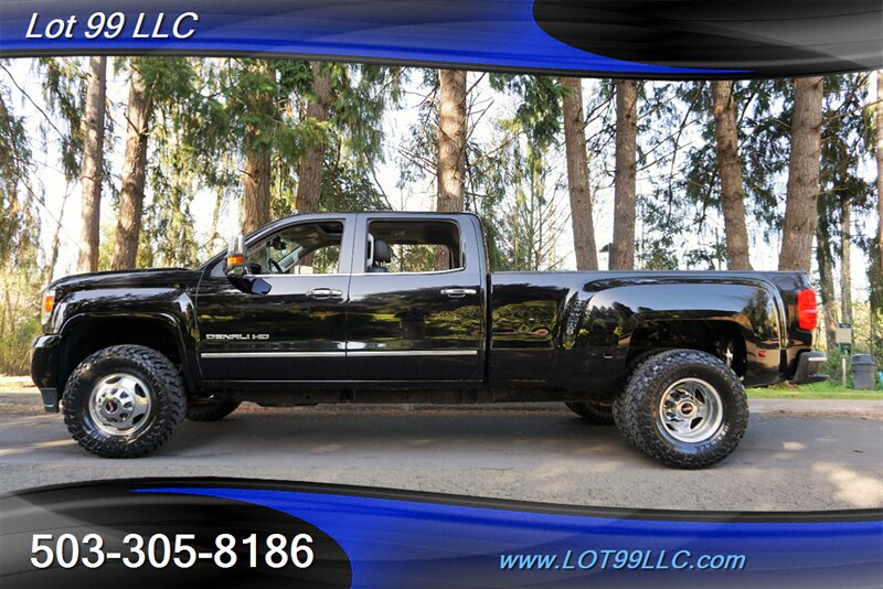 2015 GMC Sierra 3500 Denali 4X4 Dually 122K 6.6L Duramax Leather Moon  GPS LIFTED NEW TIRES CHROME WHEELS