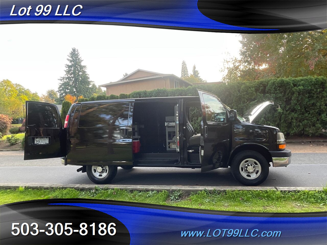 2015 Chevrolet Express 2500 Cargo Van 1-Owner  Black 104k Miles 4.8L V8   - Photo 31 - Milwaukie, OR 97267