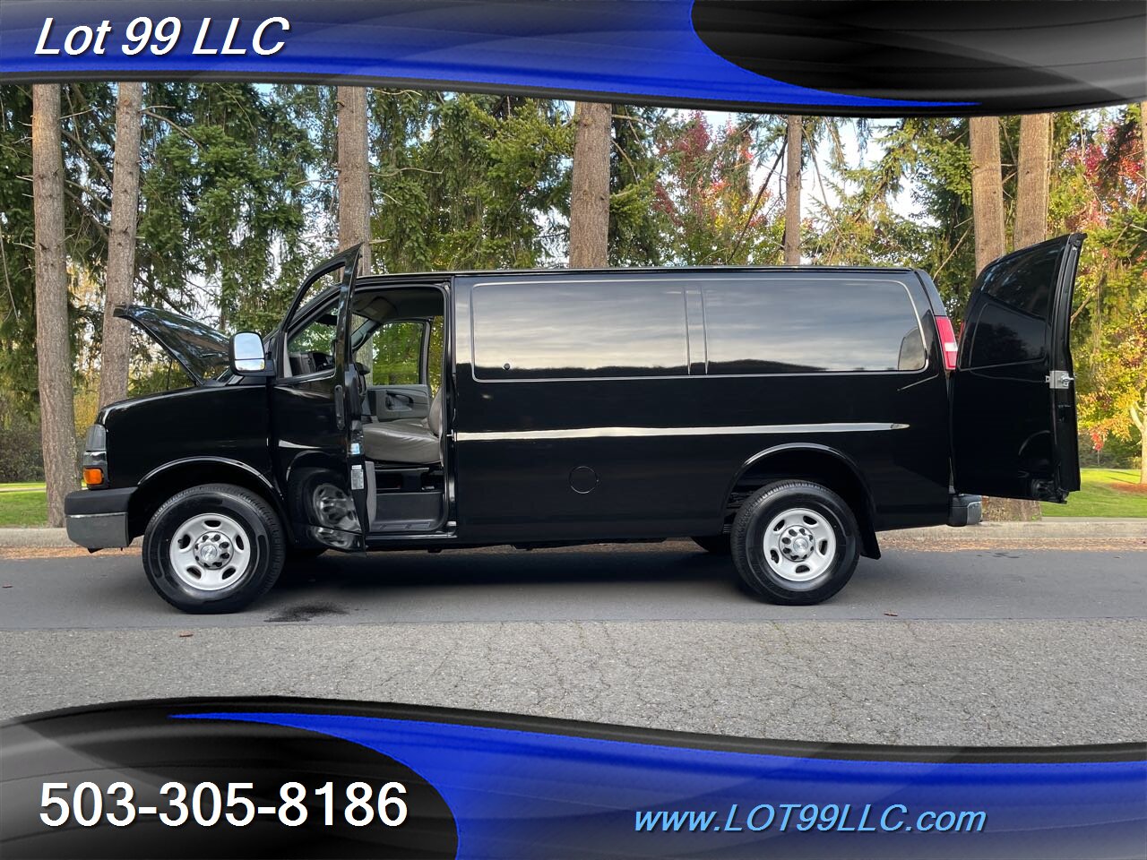 2015 Chevrolet Express 2500 Cargo Van 1-Owner  Black 104k Miles 4.8L V8   - Photo 30 - Milwaukie, OR 97267