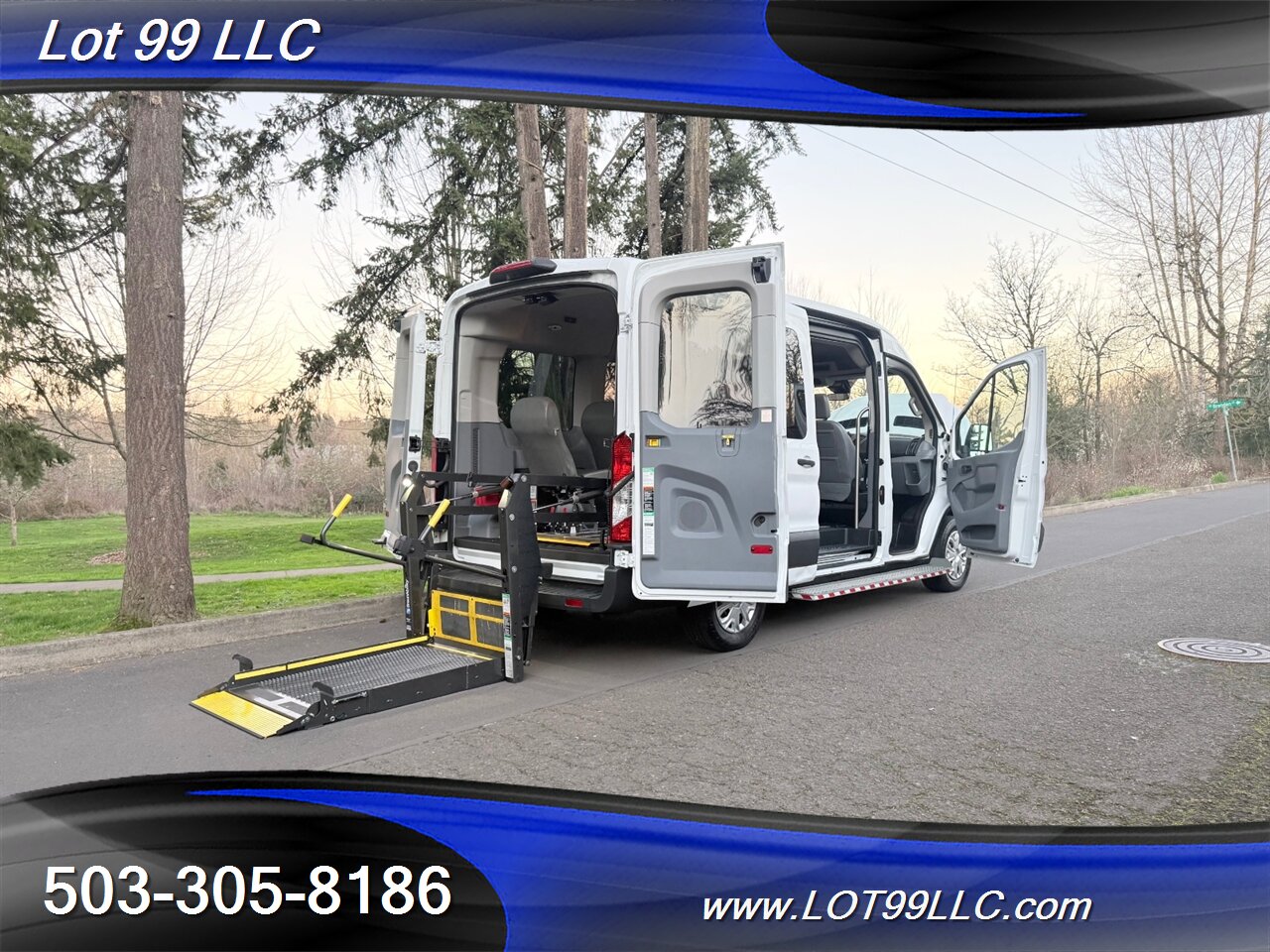 2018 Ford Transit MID Roof ** 54k ** WHEELCHAIR VAN** 5 Passenger  34 " BraunAbility Rear Lift 1-Owner Service History - Photo 22 - Milwaukie, OR 97267