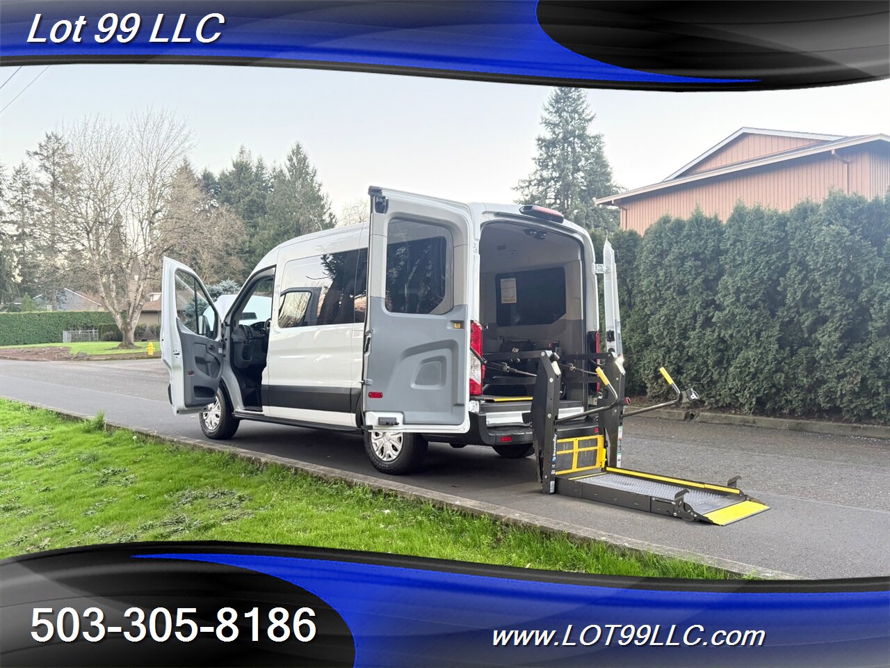 2018 Ford Transit MID Roof ** 54k ** WHEELCHAIR VAN** 5 Passenger  34 " BraunAbility Rear Lift 1-Owner Service History - Photo 46 - Milwaukie, OR 97267